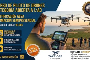 CURSO DE PILOTO DE DRONES EN CATEGORIA ABIERTA